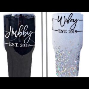 Newlywed Tumblers for the BIG I DO💍